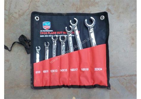 New tmus tools 7Pc Flare Nut Wrench Set Wrench in , - Listed on Machines4u