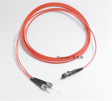 MTRJ-ST 3米多模光纤跳线双芯尾纤电信级 OM1_菲尼特