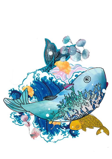 海洋主题插画|插画|商业插画|Z54318006 - 原创作品 - 站酷 (ZCOOL)