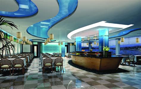 蓝鲸至尊国际美食会所——设计师安星|空间|家装设计|设计师安星_原创作品-站酷ZCOOL