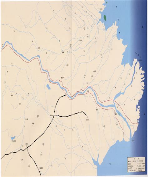 黄河入海口水系示意图-水系图典-图片