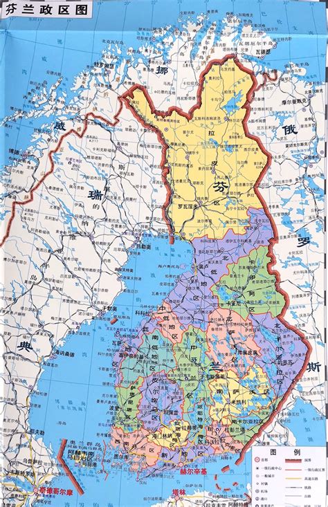 芬兰湾地图图片