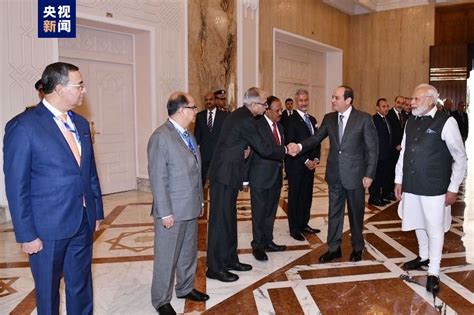 印度总理莫迪抵达开罗 开始对埃及的正式访问