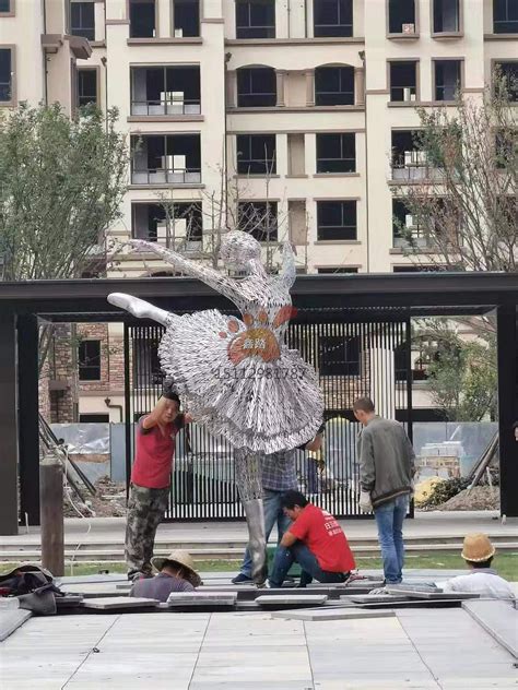 不锈钢镂空芭蕾舞者雕塑优美跳动舞姿人物雕塑令人惊艳|工业 ...