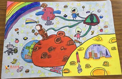 少儿书画作品-《未来城市》/儿童书画作品《未来城市》欣赏_中国少儿美术教育网