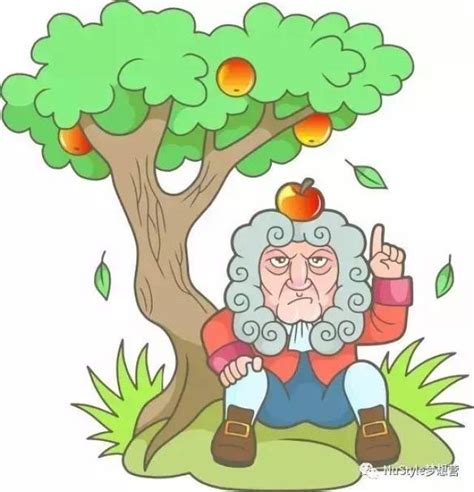 简笔画牛顿图片