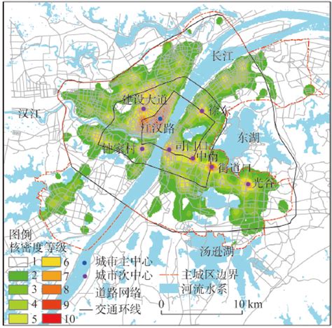 基于多源数据的武汉市多中心空间结构识别