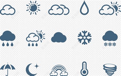天气符号,图标按钮,其他设计,设计模板,汇图网www.huitu.com