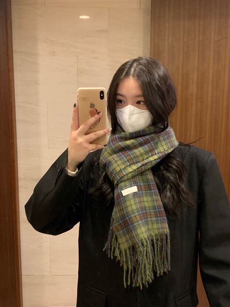绿围巾非主流头像