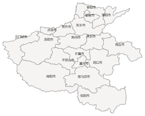 河南省地图矢量PPT模板_PPT设计教程网