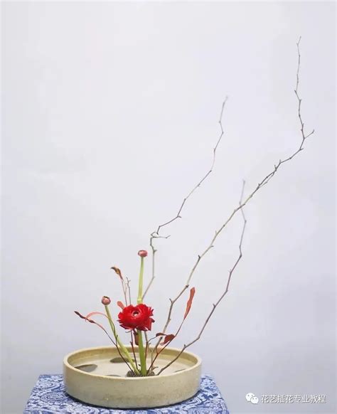 中式插花图片