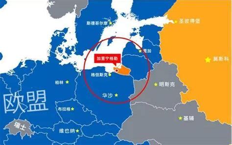 加里宁格勒地图图片