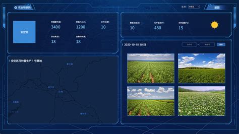 定西县农产品马铃薯产业数字化平台 大屏可视化|UI|软件界面|一只Stardust - 原创作品 - 站酷 (ZCOOL)