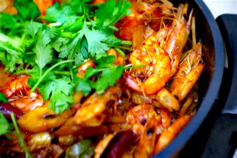 干锅鸡爆虾,中国菜系,食品餐饮,摄影素材,汇图网www.huitu.com