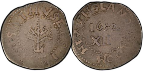 1652 Colonial New England Pine Tree Shilling | Property Room
