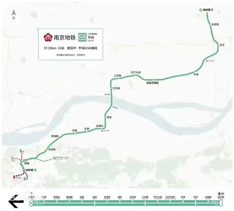 南京地铁s5号线最新消息(线路图+全程站点+通车时间) - 南京慢慢看