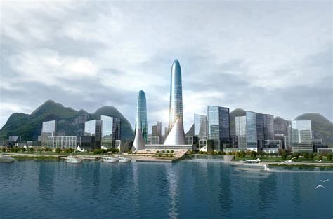柳州规划3dmax 模型下载-光辉城市