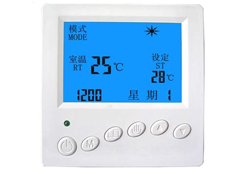 海林地暖控制面板电采暖温控器供热设备温度控制器可调温开关16A_虎窝淘