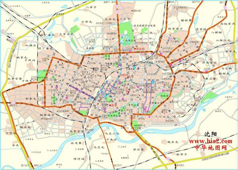 沈阳市地图-