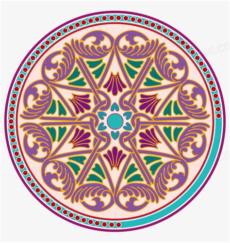 圆形青花瓷镂空纹样元素素材下载-正版素材401607667-摄图网