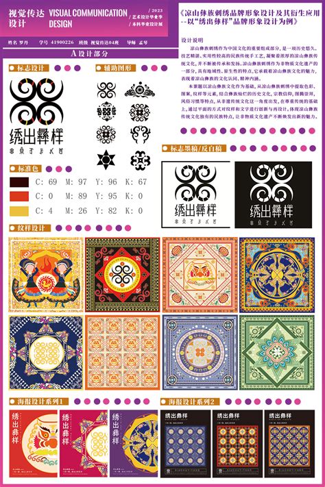 凉山彝族刺绣品牌形象设计及其衍生应用-艺术与传媒学院