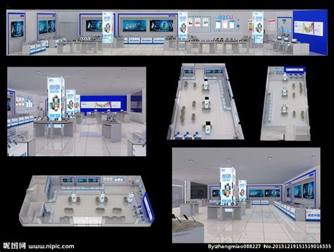 现代中国移动营业厅3D模型下载【ID:1141232026】_知末3d模型网
