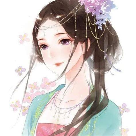 漫画古风头像两人女生