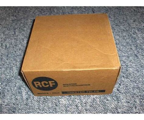 Højttaler, RCF TW 116 2 stk helt nye, original emballage, sælges samlet for