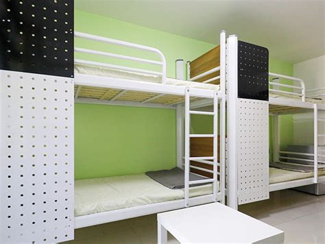 GC-74c上下铺-公寓床|上下铺铁床|学生宿舍床|员工铁架床|双层铁床厂家|光彩家具官网