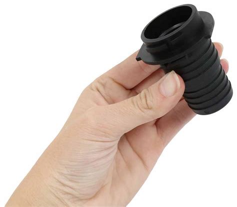Replacement RV Gravity Fill Spout with Plastic Cap - Black JR Products ...