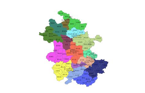 安微省地图图片