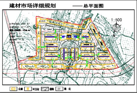 某建材市场详细规划设计CAD图纸_其他类别景观规划设计图_土木在线