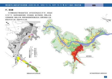 《青田县中心城区油竹区块控规（0202-04～05、0202-13～14、0201-18～51等38个地块）修改方案》批后公布