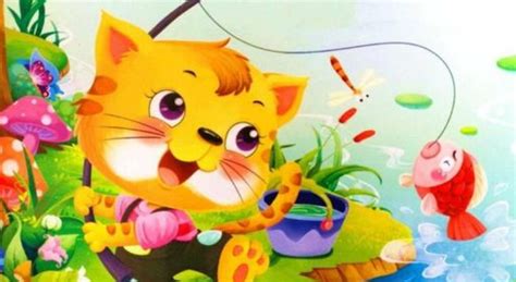 小猫钓鱼|插画|儿童插画|蜗牛与橙子 - 原创作品 - 站酷 (ZCOOL)