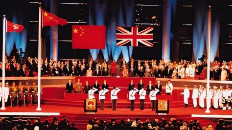 1997年香港回归，中英驻港部队交接仪式完整视频#香港回归祖国25周年 #铭记历史 #珍贵影像