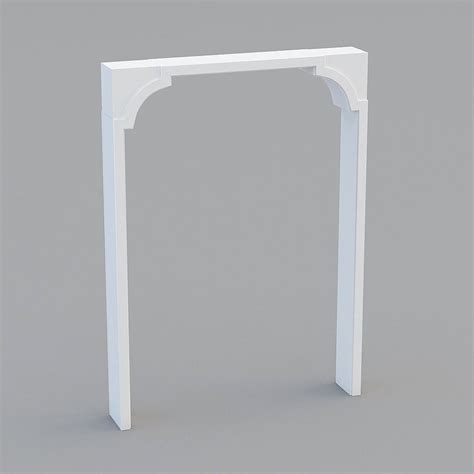 弧形垭口001 - 垭口/门框 - 3D模型素材 - 免费3D模型库 - 模袋云