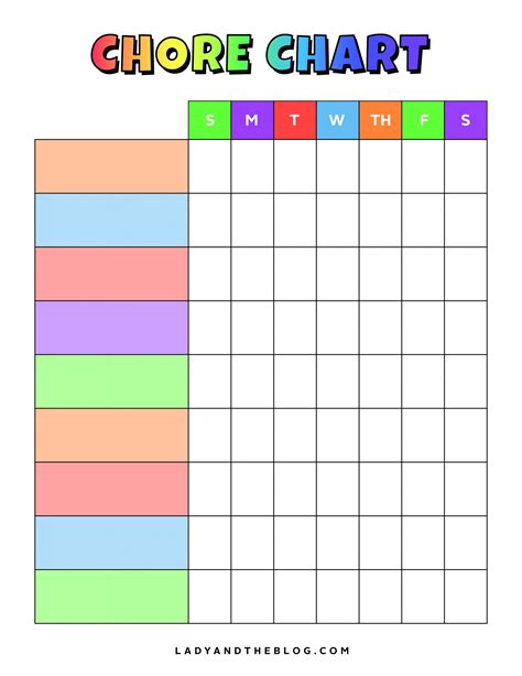Kids Chore Chart To Do Chart Daily Routines Printable Chart Cards ...