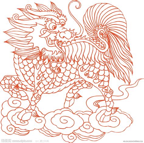 麒麟设计图__传统文化_文化艺术_设计图库_昵图网nipic.com