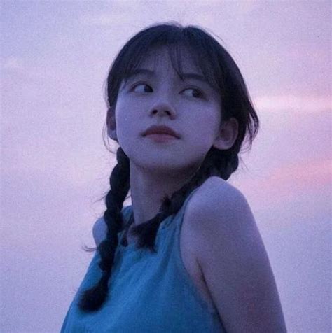 微信头像秋冬甜美女生