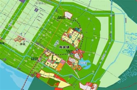 上海崇明区的行政区划：各镇形状千奇百怪，飞地四处分散