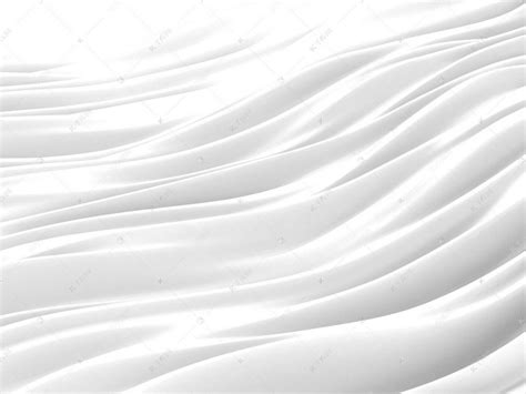 白色抽象液体波浪状背景。3D渲染说明高清摄影大图-千库网