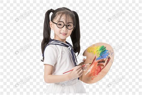 《小姑娘》/少儿绘画作品/儿童画/网络美术馆_中国少儿美术教育网