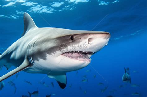 深海捕食者大白鲨高清图片下载-正版图片600310777-摄图网