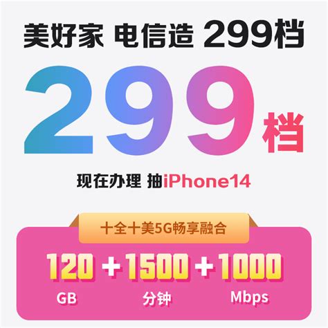 十全十美5G畅享融合套餐299档-上海电信掌上营业厅