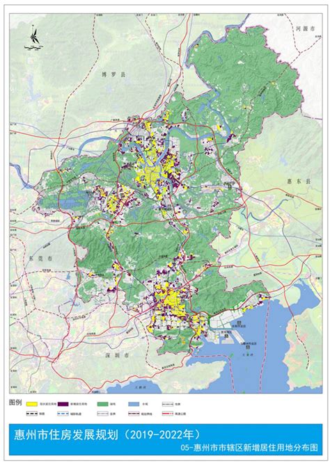 2020年惠州市区划图表，了解惠州有几个区和县，细分到街道