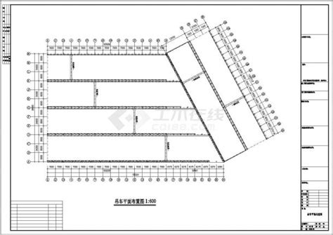 呼和浩特市某大型稀土公司单层钢结构厂房全套建筑设计CAD图纸_工业厂房_土木在线