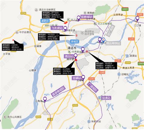 九月，清远发布轻轨沿线五个片区规划_好地网