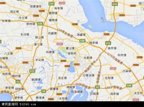 江苏常熟地图图片