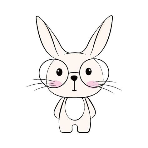 黄色卡通眼镜兔优秀高考动态表情包gif动图下载-包图网