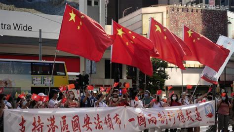 [湘视频·目击香港]坚决反对美国干涉中国内政！香港市民美国领事馆前集会抗议 - 国内动态 - 华声新闻 - 华声在线